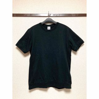 ユナイテッドアスレ(UnitedAthle)のリブ Tシャツ L ブラック 黒 United Athle ヘビーウェイト(Tシャツ/カットソー(半袖/袖なし))