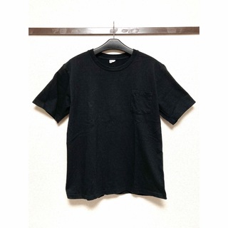 COTTON STAFF ポケット Tシャツ L ブラック BLACK 黒 F(Tシャツ/カットソー(半袖/袖なし))