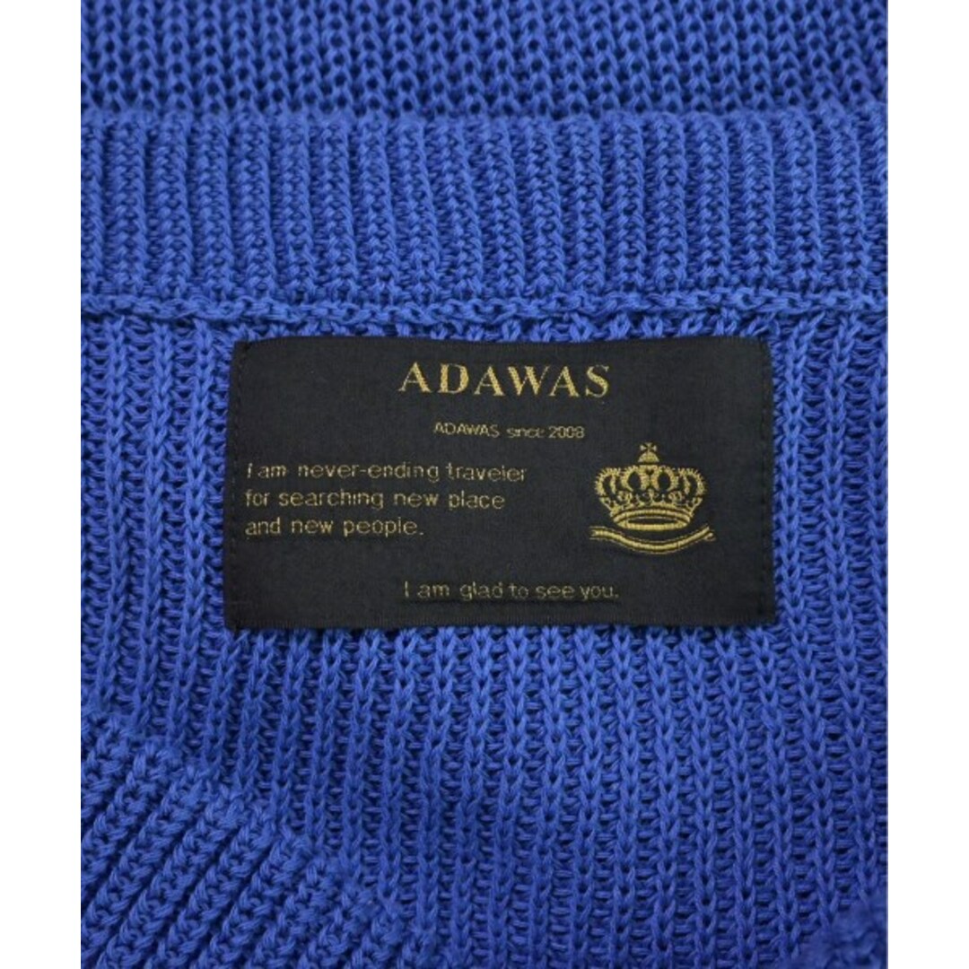 ADAWAS(アダワス)のADAWAS アダワス ワンピース 38(M位) 青 【古着】【中古】 レディースのワンピース(ひざ丈ワンピース)の商品写真