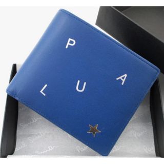 ポールスミス(Paul Smith)の☆ラスト1点限り☆新品☆箱付☆ポールスミス ＰＳレターズ 二つ折り財布 青☆(折り財布)