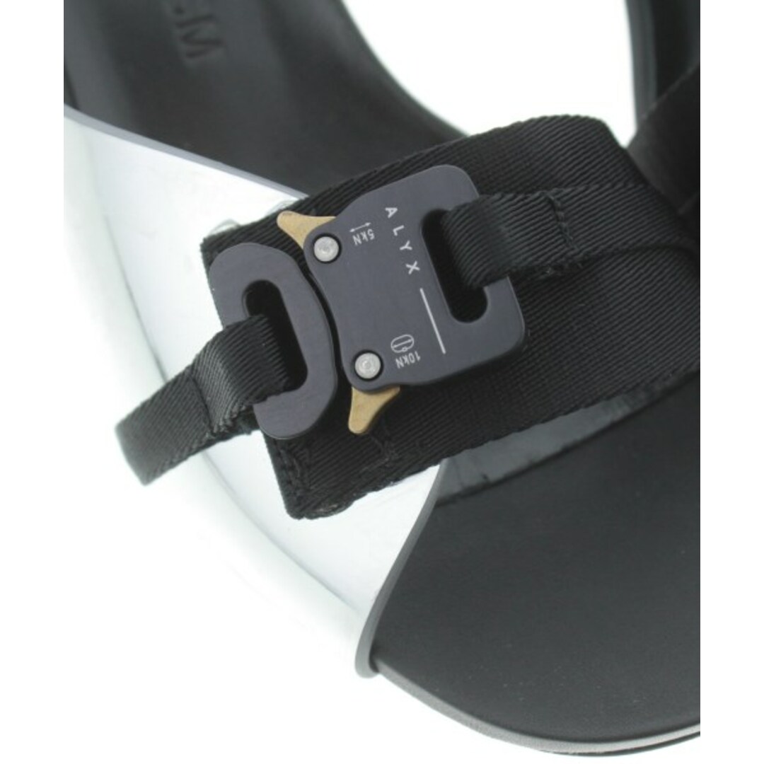 靴/シューズALYX アリクス サンダル EU37(23.5cm位) シルバーx黒