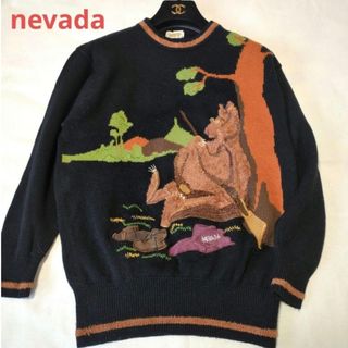 nevada  ウール100% クマのセーター(ニット/セーター)