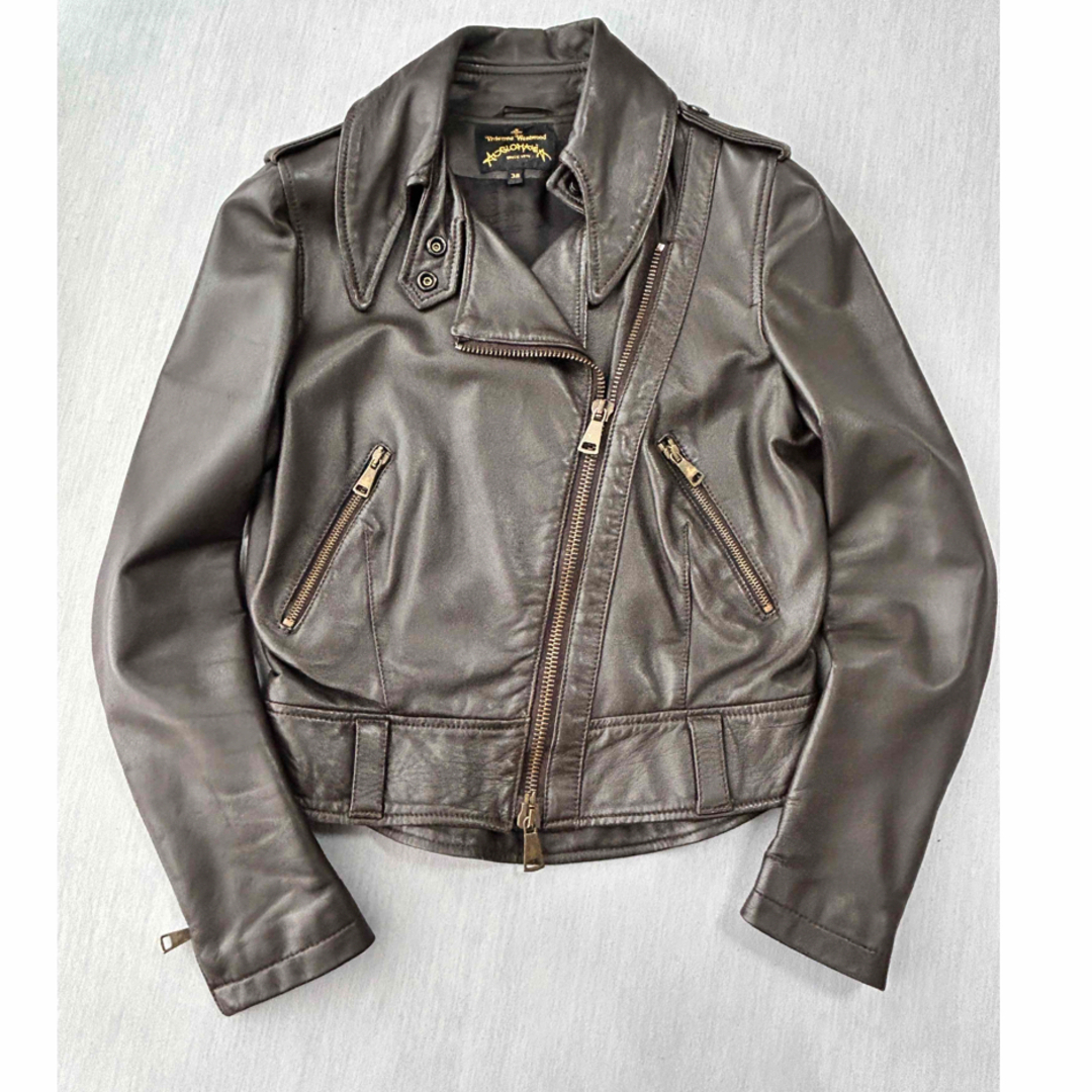 VivienneWestwood ライダースジャケット/レザージャケット - レザー VivienneWestwood ライダースジャケット/レザージャケット - レザー