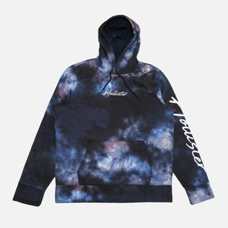 ホリスター(Hollister)の★新品★ホリスター★タイダイプルオーバーパーカー (Navy/XL)(パーカー)