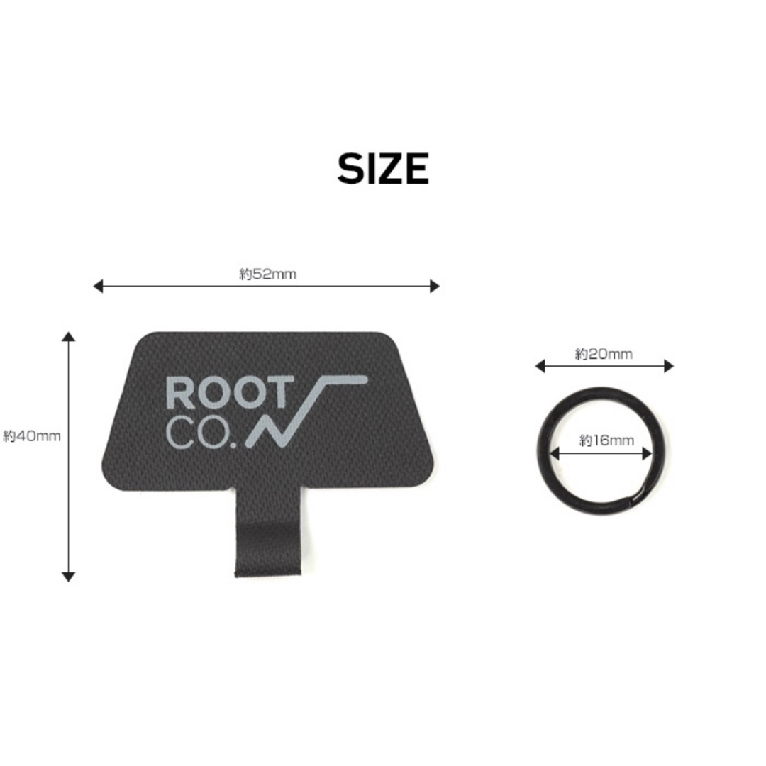 ROOT CO.(ルート)のルートコー GRAVITY INNER LOOP SHEET ストラップホルダー スマホ/家電/カメラのスマホアクセサリー(ネックストラップ)の商品写真