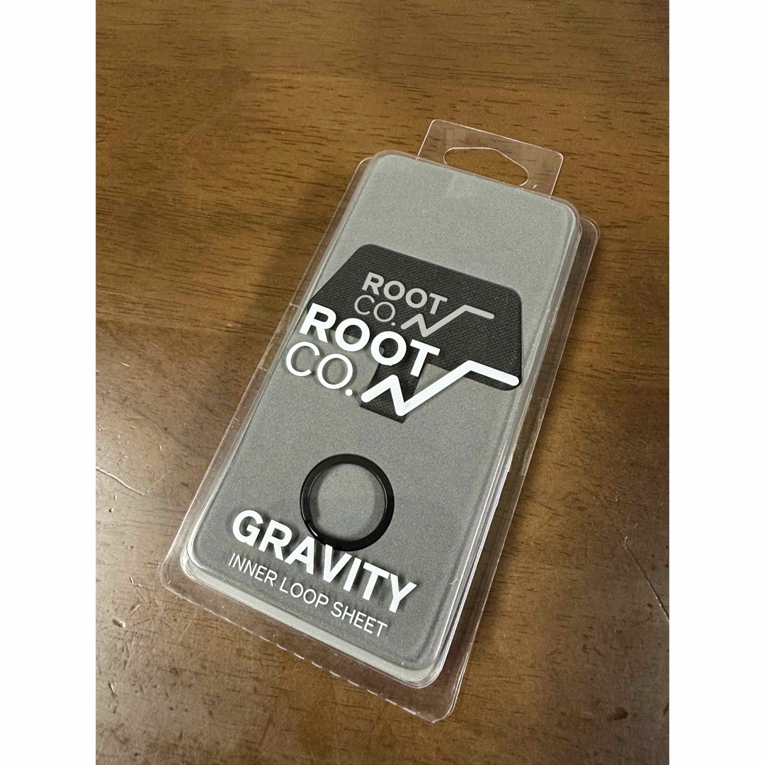 ROOT CO.(ルート)のルートコー GRAVITY INNER LOOP SHEET ストラップホルダー スマホ/家電/カメラのスマホアクセサリー(ネックストラップ)の商品写真