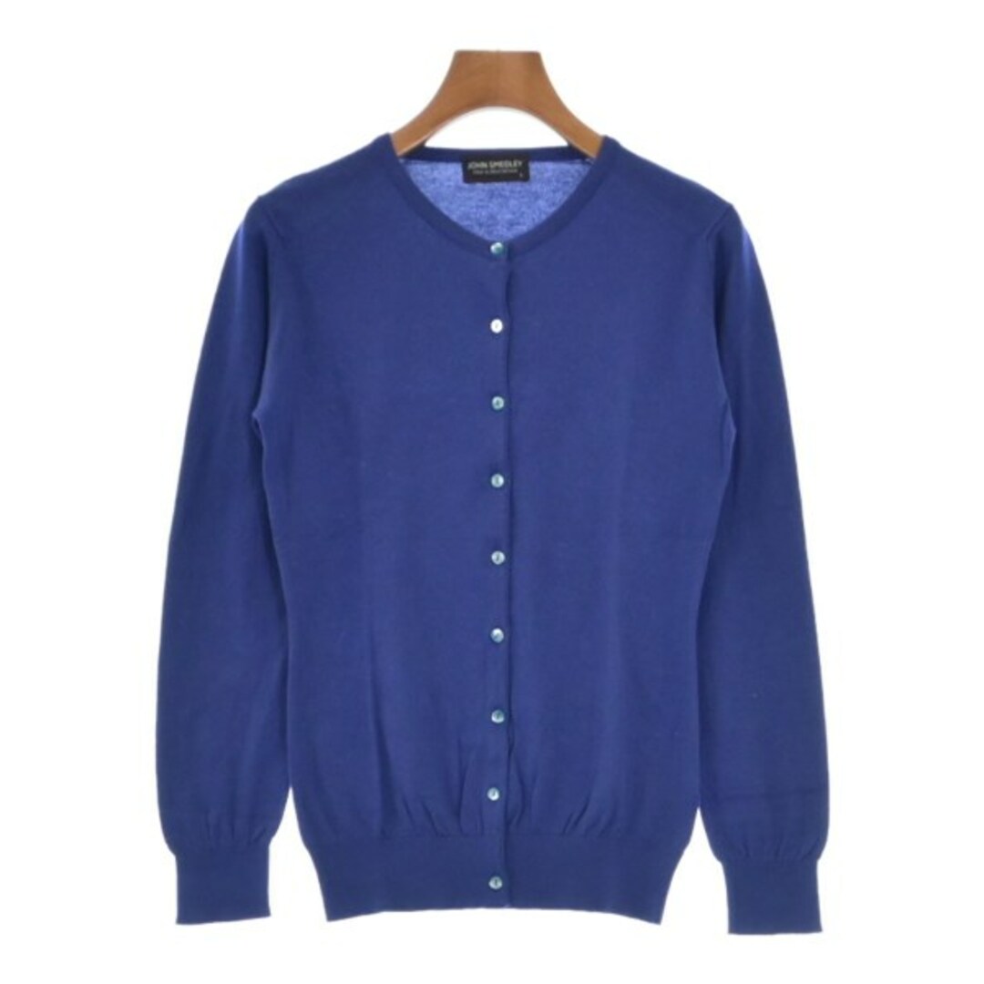 JOHN SMEDLEY(ジョンスメドレー)のJOHN SMEDLEY ジョンスメドレー カーディガン S 青 【古着】【中古】 レディースのトップス(カーディガン)の商品写真