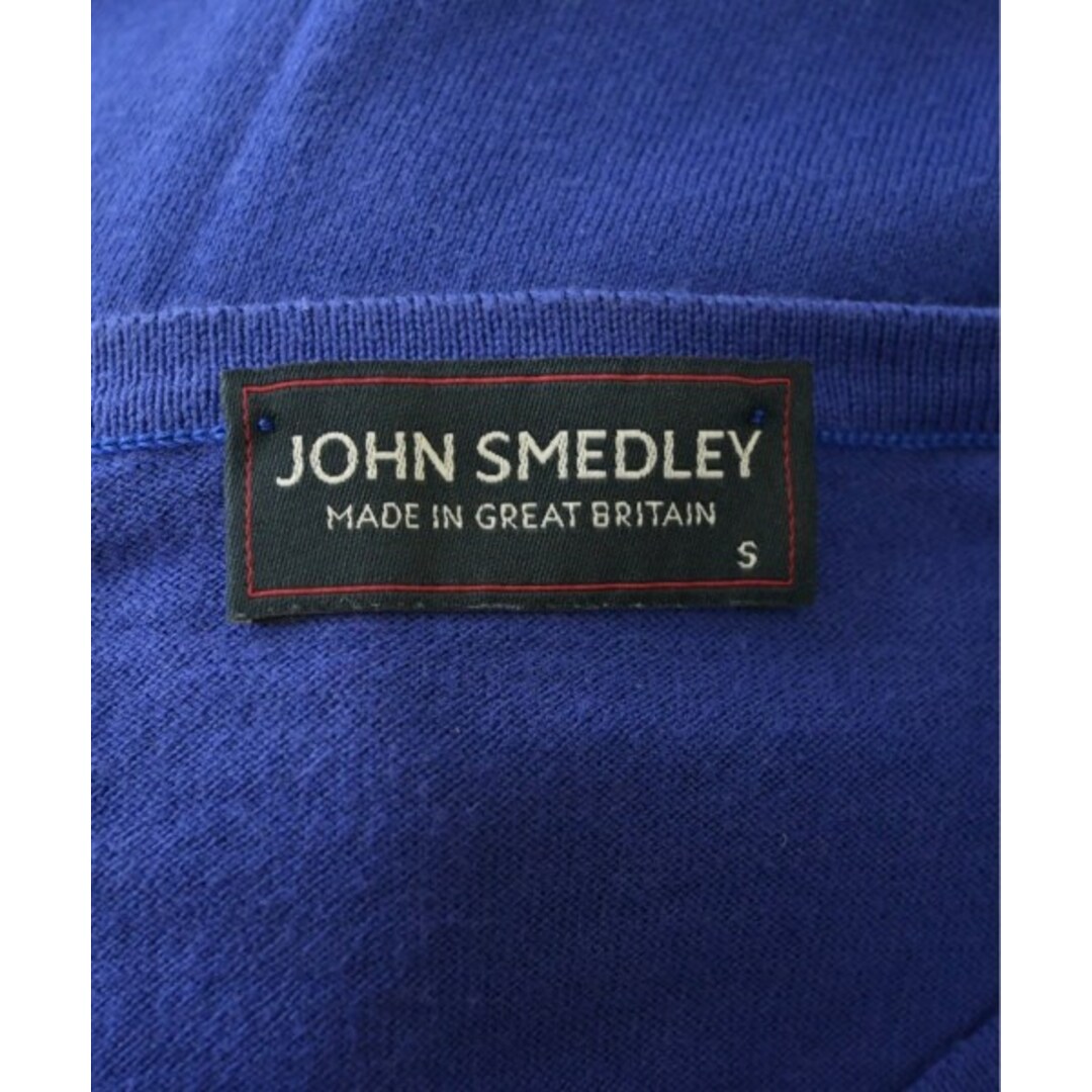 JOHN SMEDLEY(ジョンスメドレー)のJOHN SMEDLEY ジョンスメドレー カーディガン S 青 【古着】【中古】 レディースのトップス(カーディガン)の商品写真