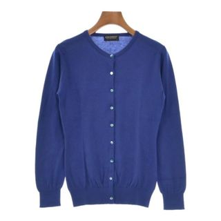 ジョンスメドレー(JOHN SMEDLEY)のJOHN SMEDLEY ジョンスメドレー カーディガン S 青 【古着】【中古】(カーディガン)