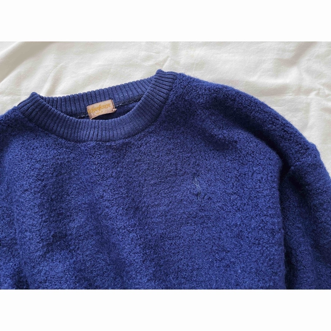 vintage Yves saint laurent navy knit