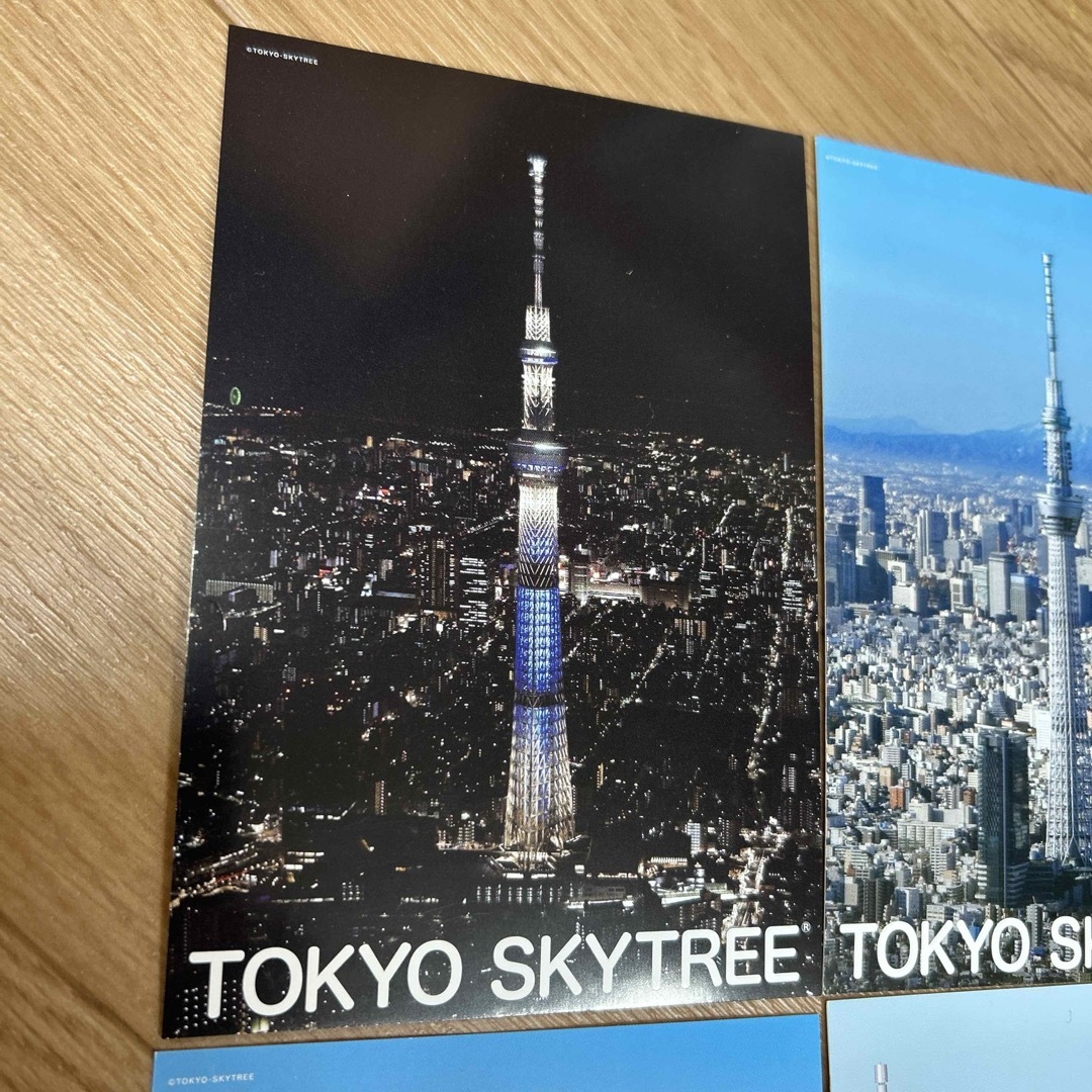 東京スカイツリー ポストカード4枚セットの通販 by カフェニオ 東京スカイツリー ポストカード4枚セットの通販 by カフェニオ