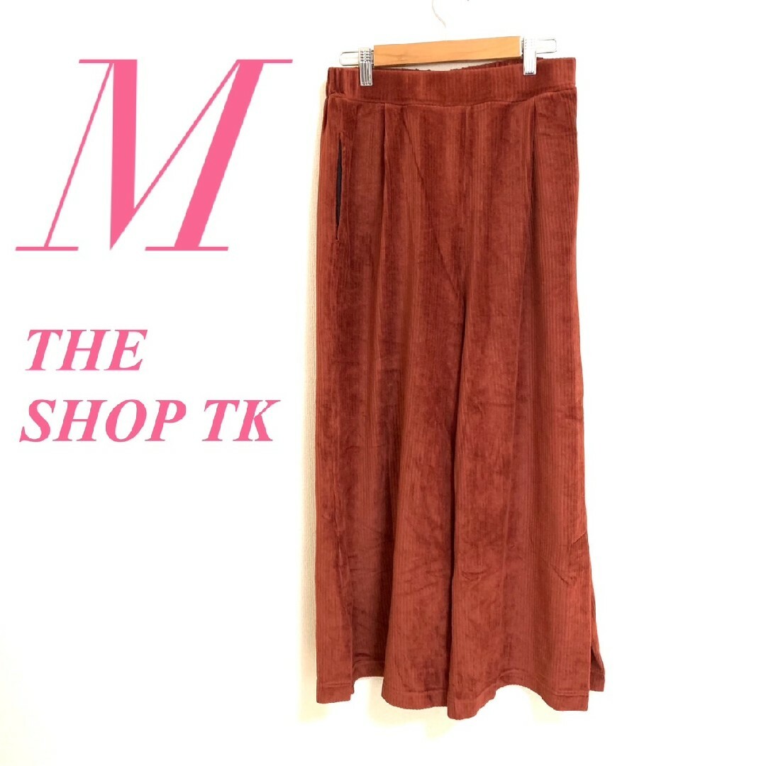 THE SHOP TK - ザショップティーケー ワイドパンツ M レッド