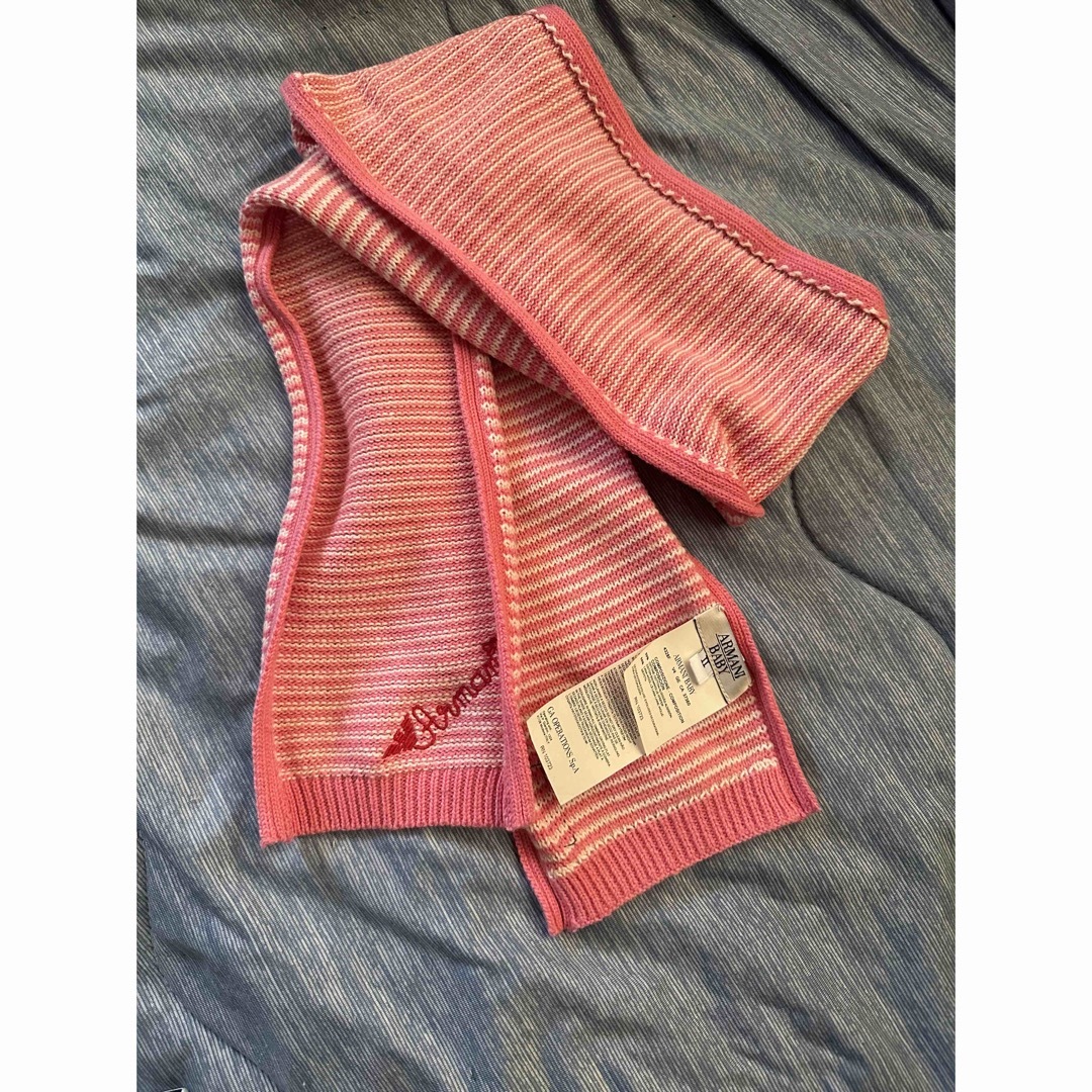 ARMANI JUNIOR(アルマーニ ジュニア)のアルマーニベビー　マフラー キッズ/ベビー/マタニティのキッズ服女の子用(90cm~)(その他)の商品写真