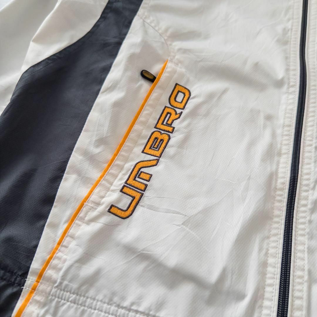 UMBRO アンブロ ナイロンジャケット 90s テック系 y2k 古着 白