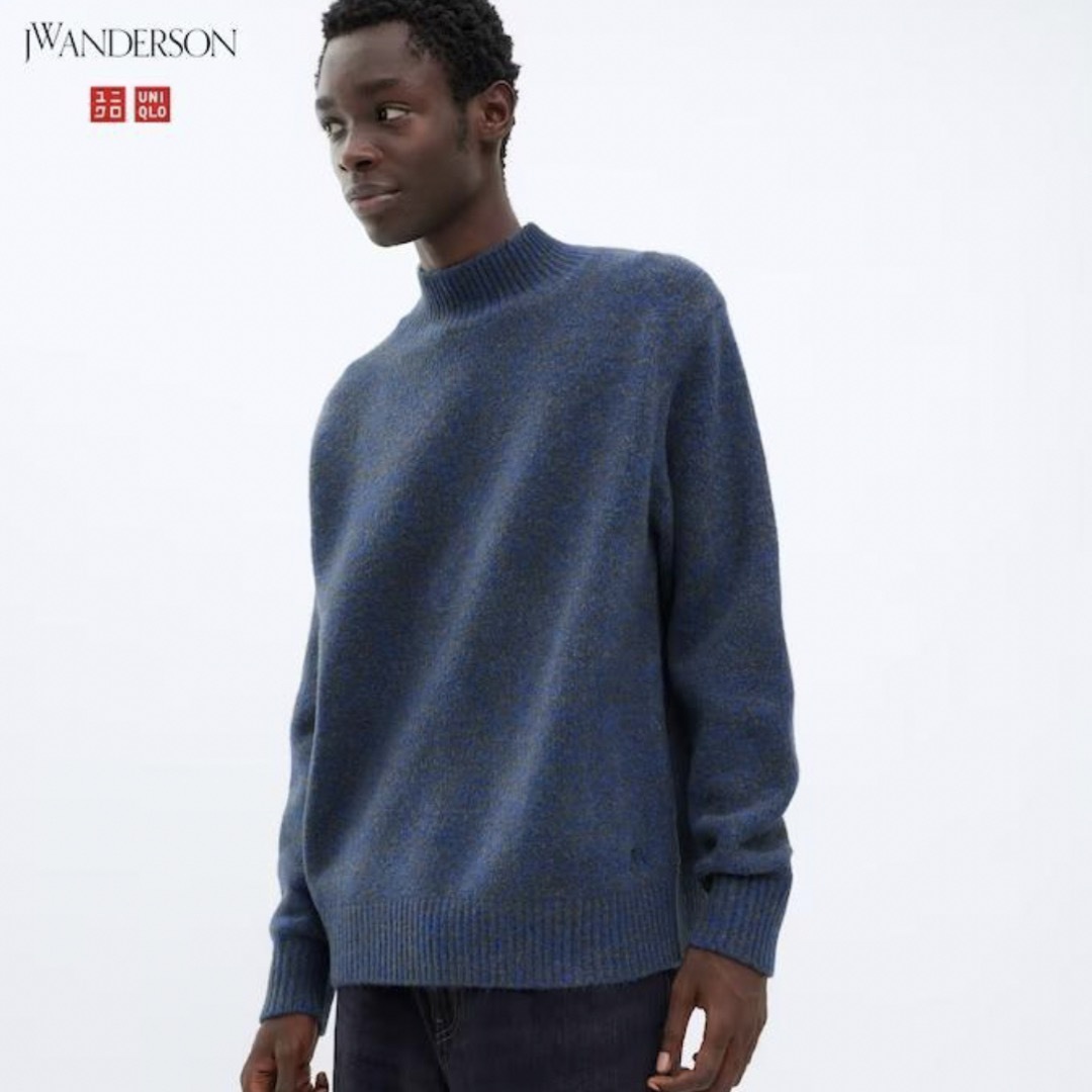 UNIQLO - スフレヤーンモックネックセーター jwの通販 by mmm