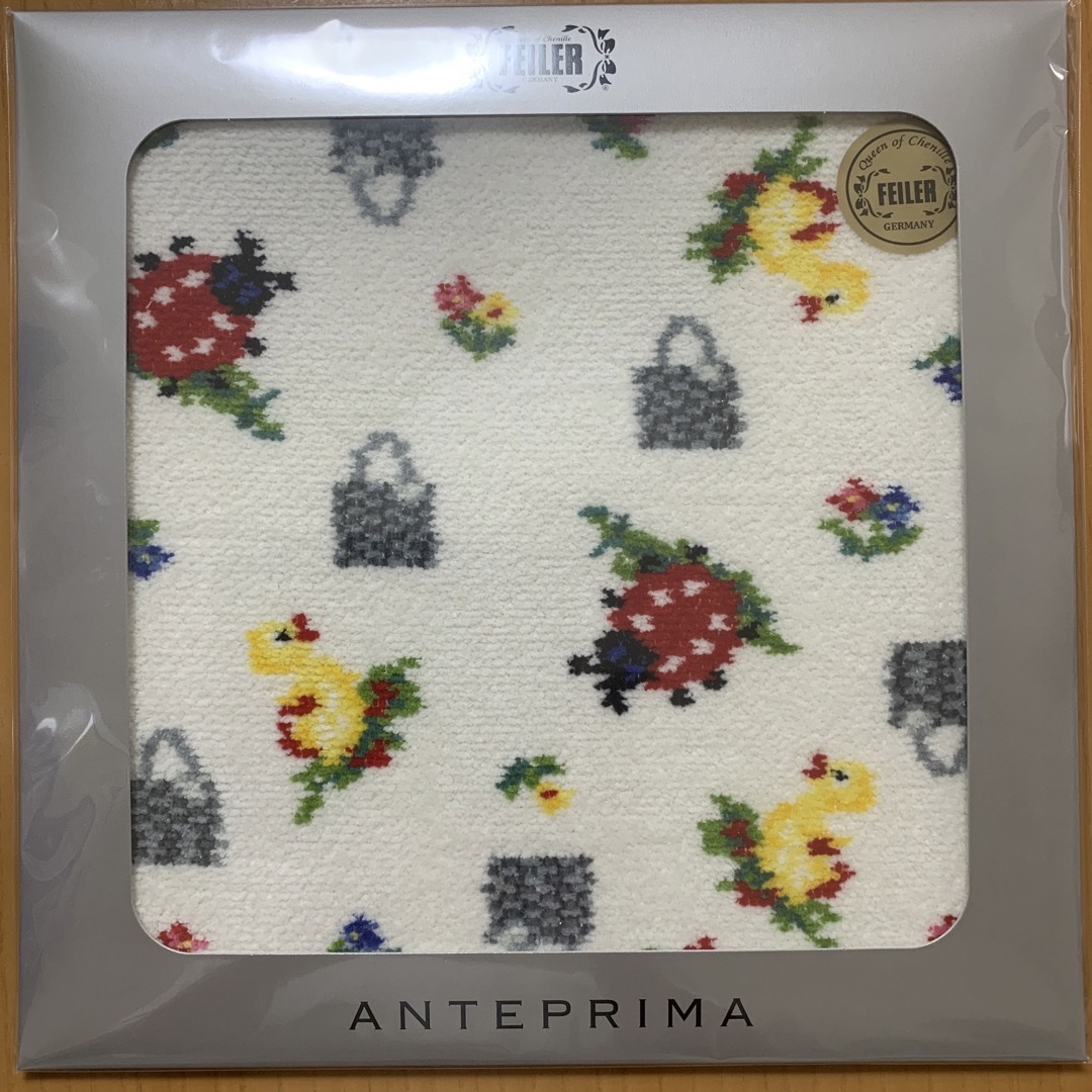 ANTEPRIMA(アンテプリマ)のフェイラー　アンテプリマ コラボ ハンカチ シルバー レディースのファッション小物(ハンカチ)の商品写真