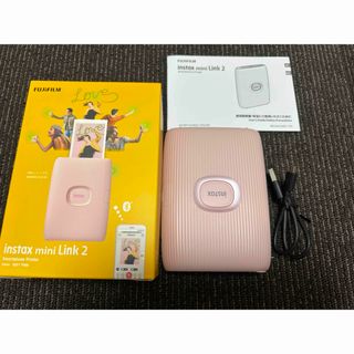 フジフイルム(富士フイルム)のinstax mini Link2 本体　ピンク　美品(フィルムカメラ)