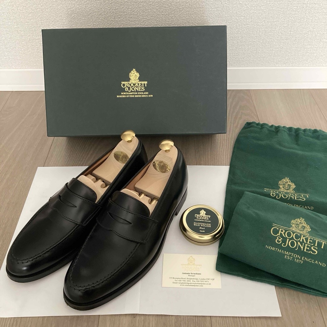 【美品】CROCKETT &JONES  コインローファークロケットアンドジョーンズ