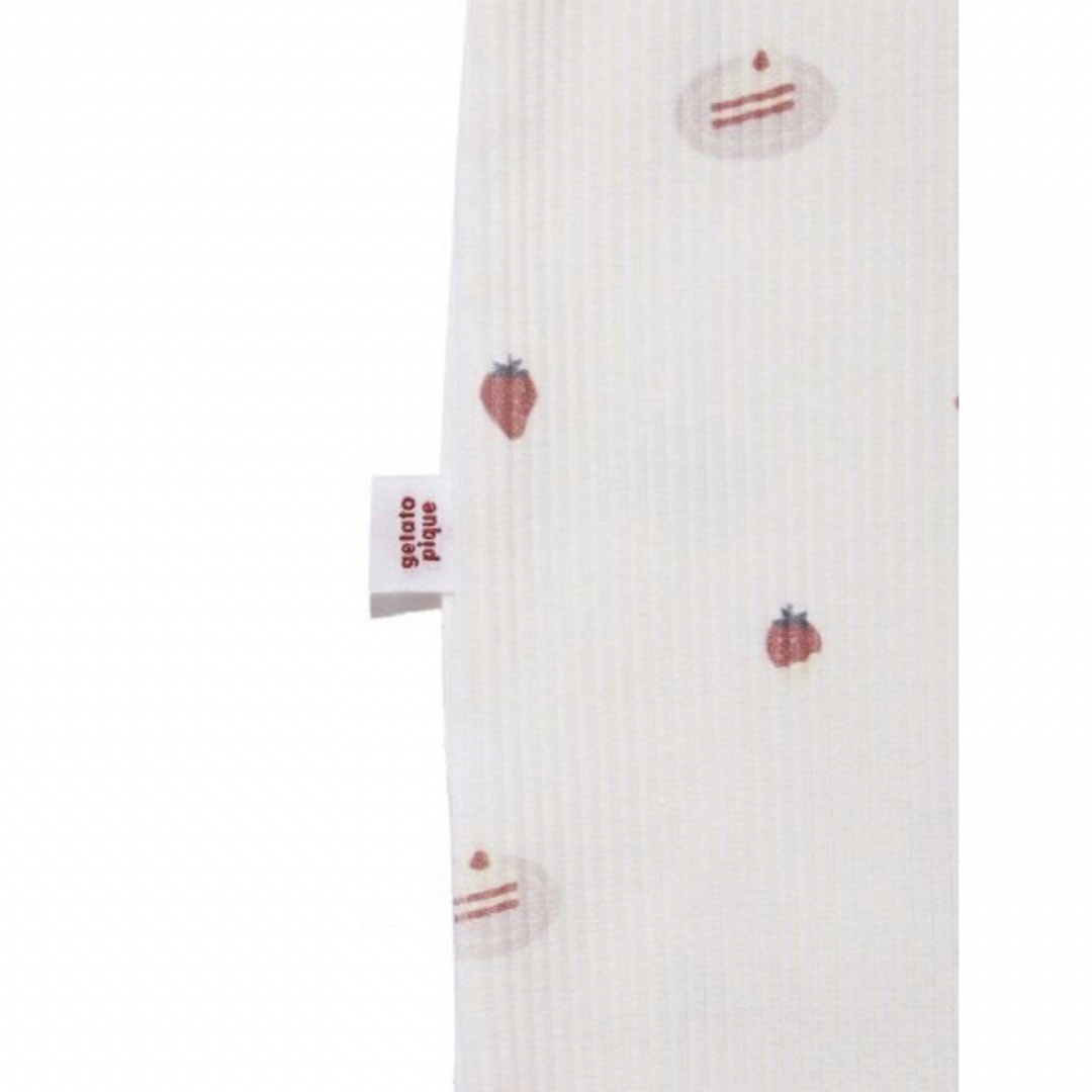 gelato pique(ジェラートピケ)のジェラートピケ ケーキモチーフ　新生児　2wayオール ロンパース　イチゴ キッズ/ベビー/マタニティのベビー服(~85cm)(ロンパース)の商品写真