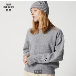 ユニクロ(UNIQLO)の新品　ユニクロ　アニヤ　プレミアムラム　クルーネックセーター　3XL(ニット/セーター)