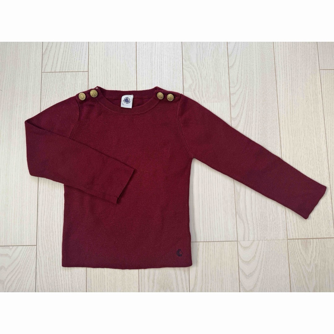 PETIT BATEAU(プチバトー)のプチバトー　セーター　4ans/102cm キッズ/ベビー/マタニティのキッズ服男の子用(90cm~)(ニット)の商品写真