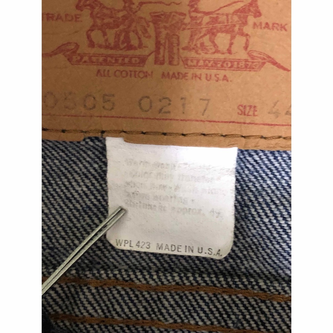 Levi's - Levi's 70505 4th デニムジャケット 濃紺 70s 44の通販 Levi's - Levi's 70505 4th デニムジャケット 濃紺 70s 44の通販