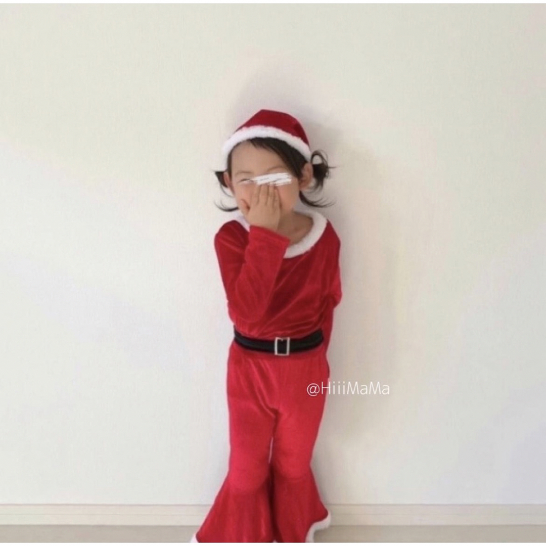 【SALE】 クリスマス フレア セットアップ サンタ コスプレ ふわふわ エンタメ/ホビーのコスプレ(衣装一式)の商品写真