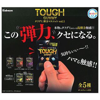 カバヤショクヒン(Kabaya)のタフグミ 弾力マスコット チャーム 全5種 ガチャ(その他)