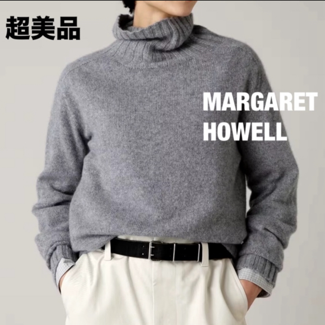 MARGARETHOWELL【超美品！】MARGARETHOWELL マーガレットハウエル カシミヤ ニット