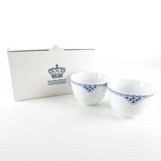 ロイヤルコペンハーゲン(ROYAL COPENHAGEN)の未使用 ROYAL COPENHAGEN ロイヤルコペンハーゲン プリンセス 570 フリーカップ 2点 ペア ティー 湯呑み 120ml SU4470T (グラス/カップ)