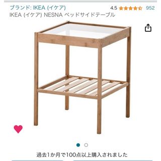 イケア(IKEA)のIKEA サイドテーブル 【新品未使用】(コーヒーテーブル/サイドテーブル)