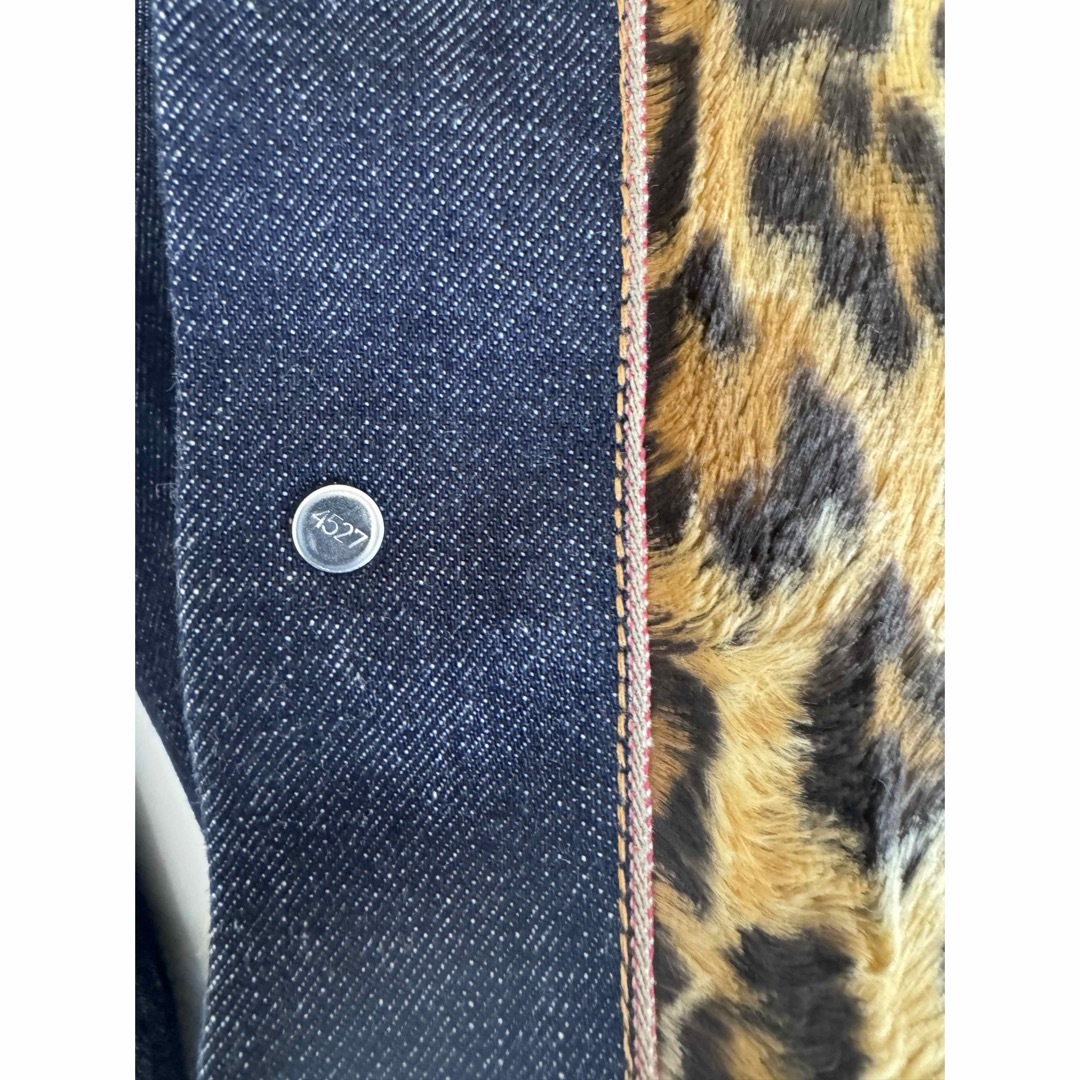 Supreme(シュプリーム)のSupreme Levi's 12AW デニムジャケット　レオパード メンズのジャケット/アウター(Gジャン/デニムジャケット)の商品写真