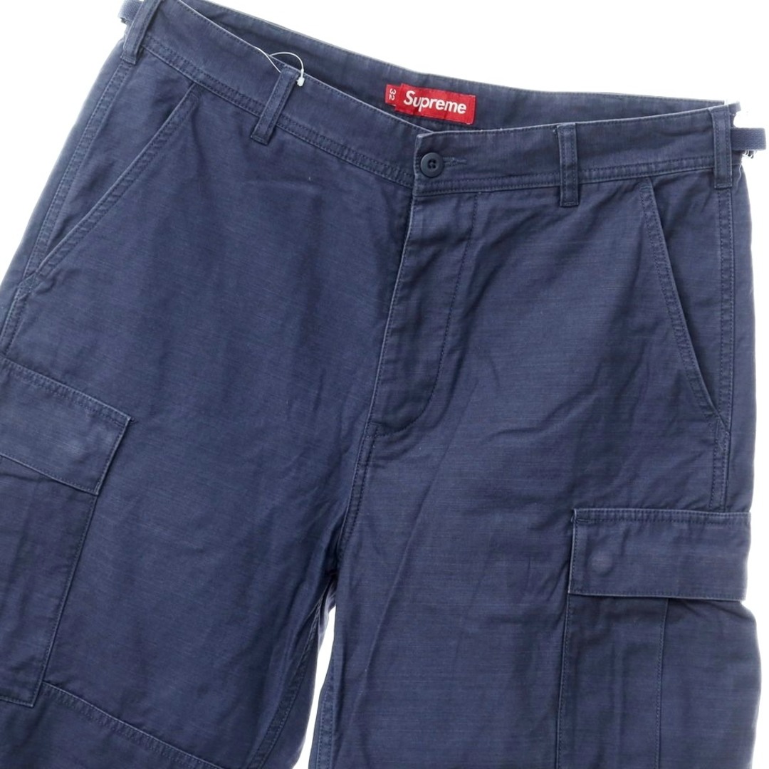 Supreme(シュプリーム)の【中古】シュプリーム Supreme 2023年秋冬 Cargo Pant コットン カーゴパンツ ネイビー【サイズ32】【メンズ】 メンズのパンツ(ワークパンツ/カーゴパンツ)の商品写真