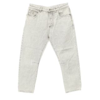 ブルネロクチネリ(BRUNELLO CUCINELLI)の【中古】ブルネロクチネリ Brunello Cucinelli 加工 デニムパンツ ジーンズ ライトグレー【サイズ46】【メンズ】(デニム/ジーンズ)