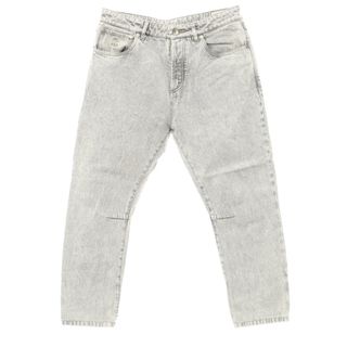 ブルネロクチネリ(BRUNELLO CUCINELLI)の【中古】ブルネロクチネリ Brunello Cucinelli 加工 デニムパンツ ジーンズ ライトグレー系【サイズ46】【メンズ】(デニム/ジーンズ)