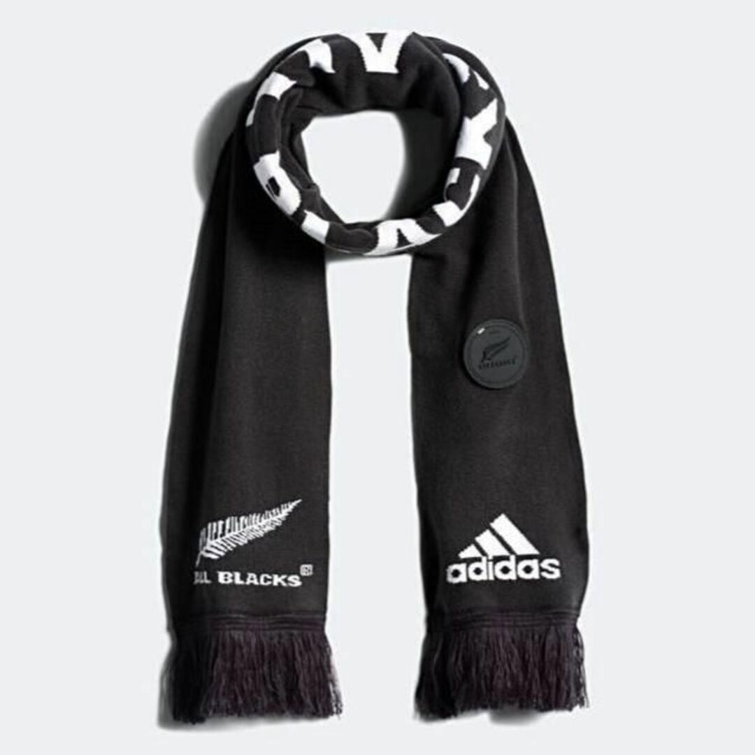 adidas(アディダス)の(新品)adidas　日本限定 ラグビー　オールブラックス　マフラー　 メンズのファッション小物(マフラー)の商品写真