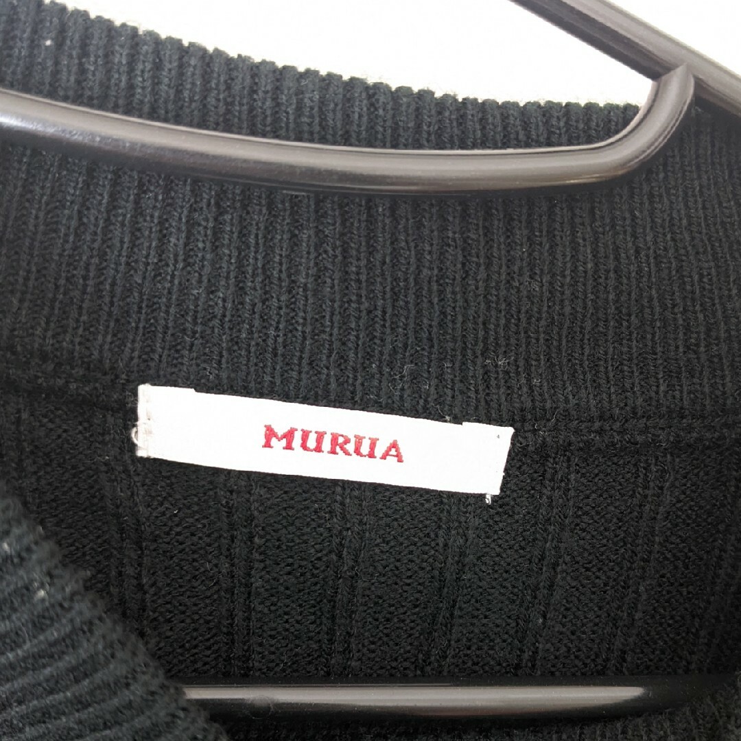 MURUA(ムルーア)のMURUAニットワンピース レディースのワンピース(ひざ丈ワンピース)の商品写真