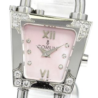 コルム(CORUM)のコルム CORUM 137.415.47 トラピーズ 6Pダイヤ クォーツ レディース 保証書付き_783009(腕時計)