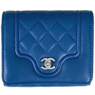 シャネル(CHANEL)のシャネル ココマーク 三つ折り 財布 レディース 【中古】(財布)