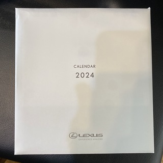 トヨタ(トヨタ)のレクサス　LEXUS 2024  卓上カレンダー　カレンダー(カレンダー/スケジュール)