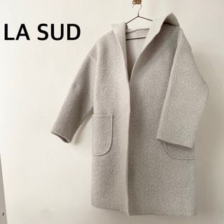 ラシュッド(LASUD)のLA SUD ラシュッド　グレー　コート　アウター(ロングコート)