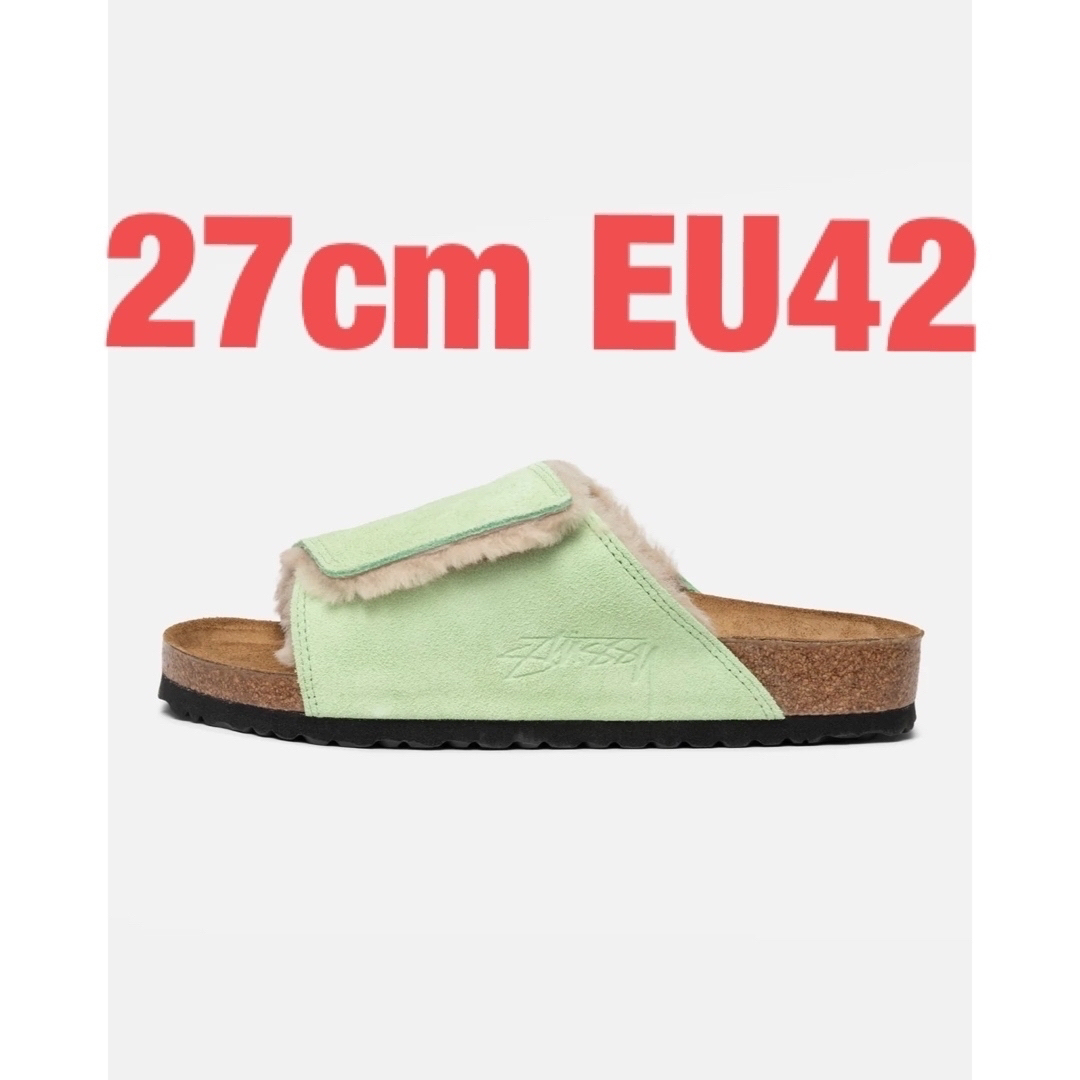 STUSSY(ステューシー)の27cm 42 Stussy BIRKENSTOCK Solana  Green メンズの靴/シューズ(サンダル)の商品写真