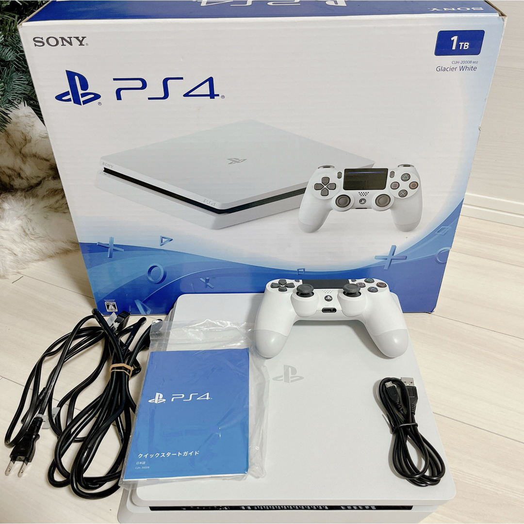 PlayStation4 - PlayStation®4 グレイシャー・ホワイト 1TB CUH-2000B ...