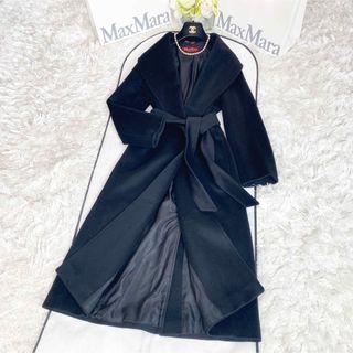 マックスマーラ(Max Mara)の★★美品 MaxMara マックスマーラコート ブラック★★(ロングコート)