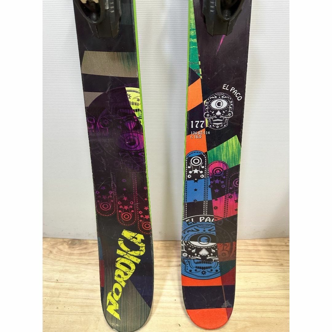 NORDICA(ノルディカ)のノルディカ☆エルパコ☆ツインチップ☆中古☆177cm スポーツ/アウトドアのスキー(板)の商品写真