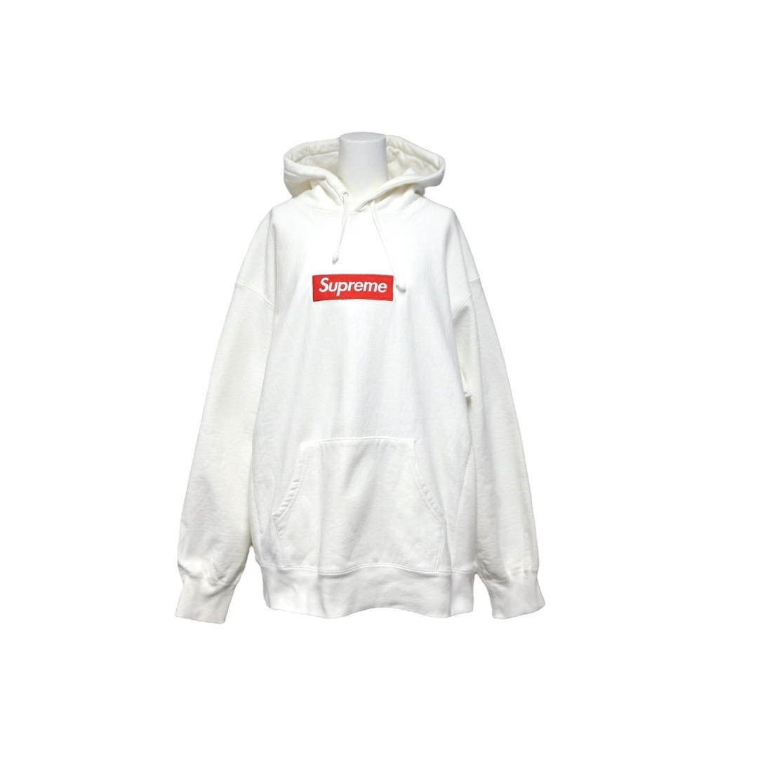 Supreme ホワイトフーディー