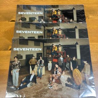 SEVENTEENのクリアファイル3枚セット(アイドルグッズ)