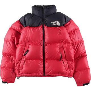 ノースフェイス(THE NORTH FACE) ダウンジャケット(メンズ)（レッド ...