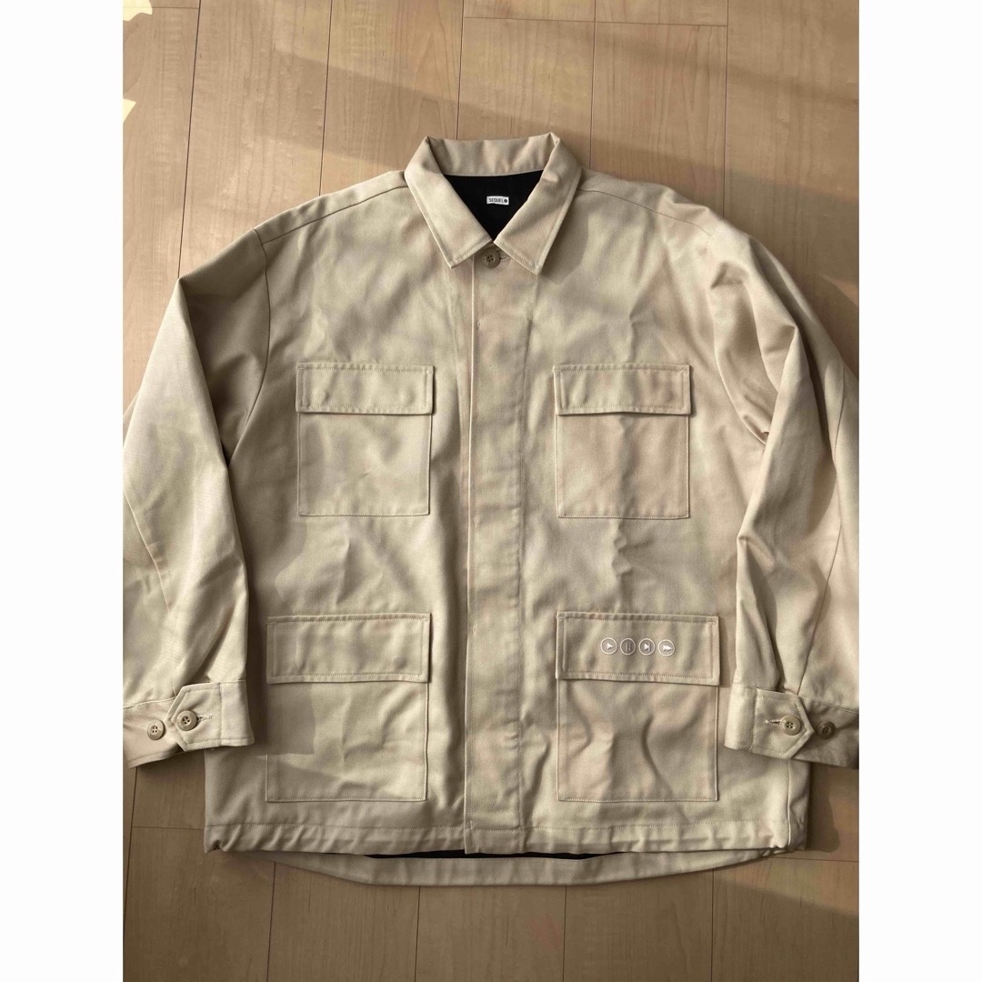 SEQUEL(シークエル)のSEQUEL FATIGUE JACKET BEIGE L fragment メンズのジャケット/アウター(ミリタリージャケット)の商品写真