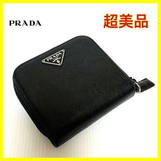 終末限定価格★新品PRADA サフィアーノ長財布   3角プレート二つ折り財布